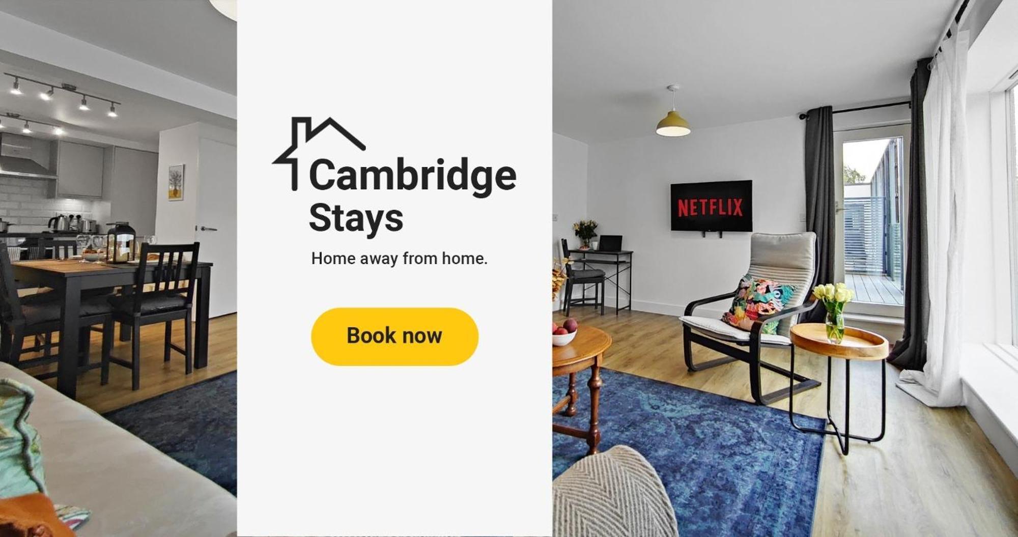 Cambridge Stays Riverside 2Br Flat-Walk To Centre-Parking-Balcony Exterior photo